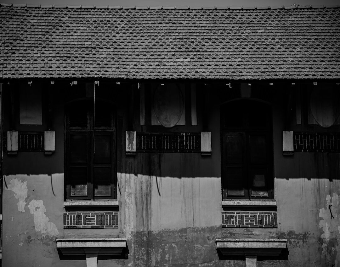 old black and white film still