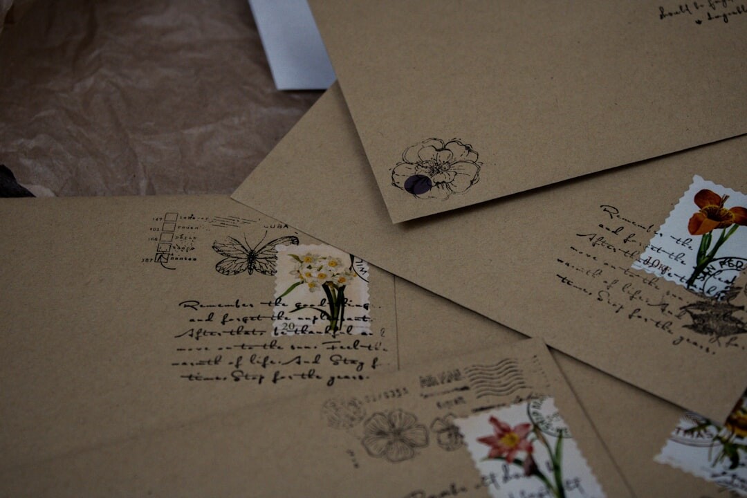 vintage letters