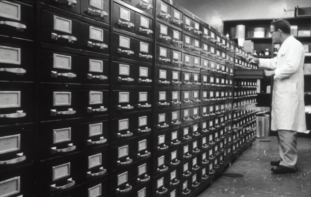 archivist working