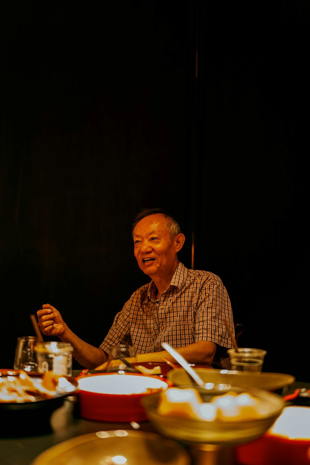 famous person cooking at home